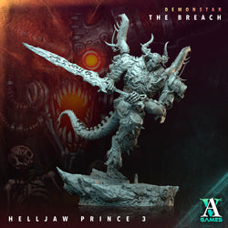 3D Printed Archvillain Games Demonstar The Breach - Helljaw Prince 28mm 32mm D&D (Online Only)