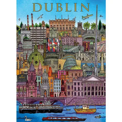 Dublin Cityscape 500 Piece Jigsaw Puzzle Gibsons