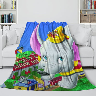 Dumbo Blanket Flannel Fleece Throw Room Decoration (Online Order Only)