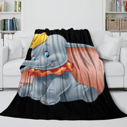 Dumbo Blanket Flannel Fleece Throw Room Decoration (Online Order Only)