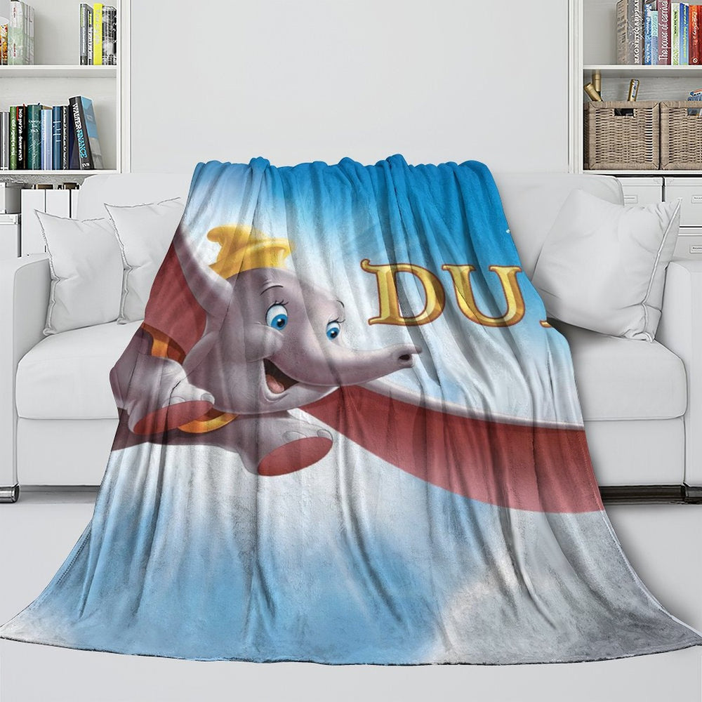 Dumbo Blanket Flannel Fleece Throw Room Decoration (Online Order Only)