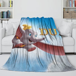 Dumbo Blanket Flannel Fleece Throw Room Decoration (Online Order Only)