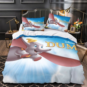 Dumbo Pattern Bedding Set Quilt Duvet Cover Without Filler (Online Order Only)