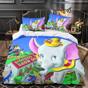 Dumbo Pattern Bedding Set Quilt Duvet Cover Without Filler (Online Order Only)