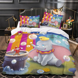 Dumbo Pattern Bedding Set Quilt Duvet Cover Without Filler (Online Order Only)