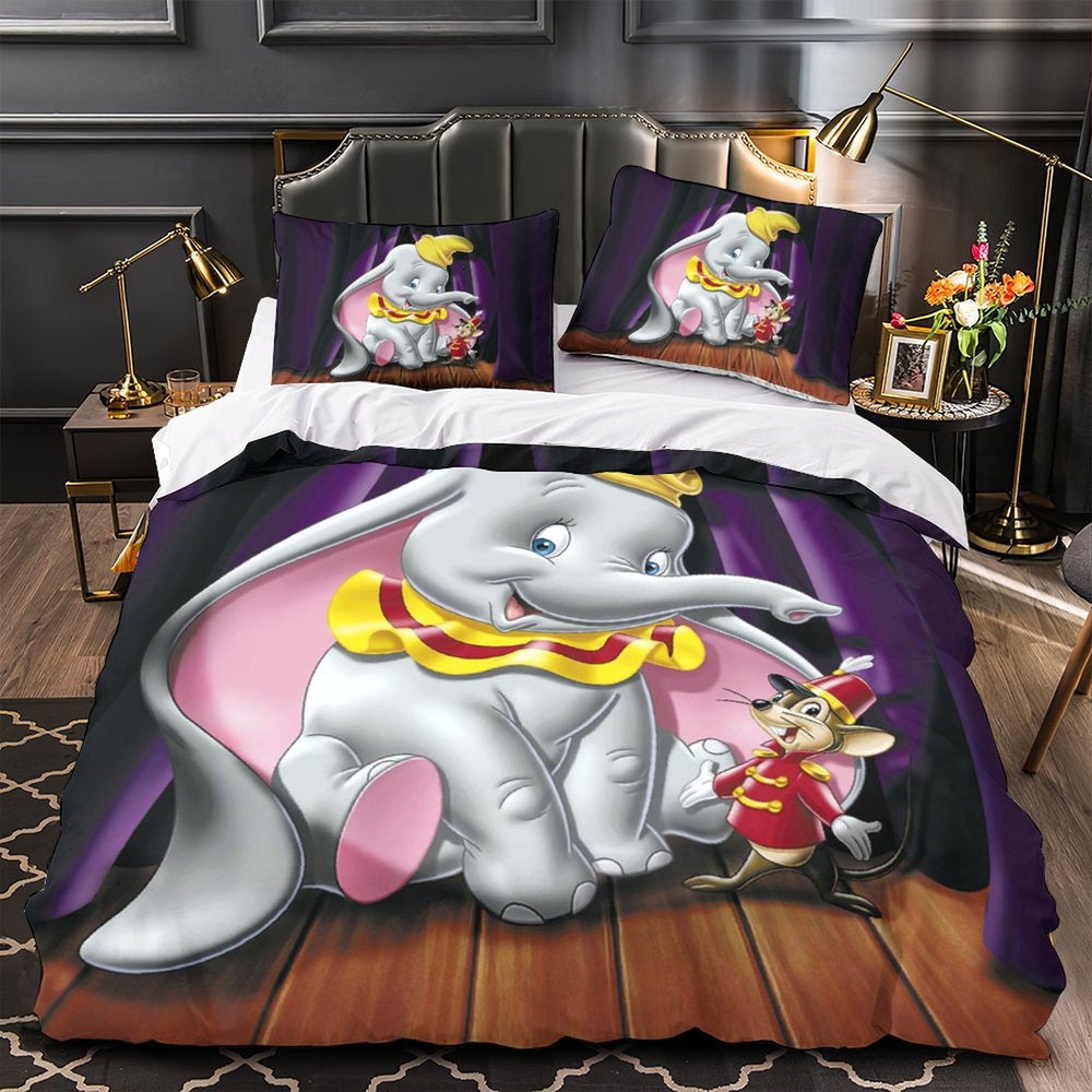 Dumbo Pattern Bedding Set Quilt Duvet Cover Without Filler (Online Order Only)