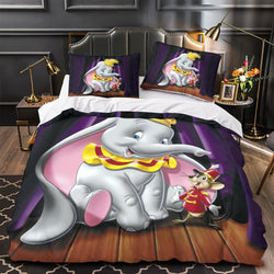 Dumbo Pattern Bedding Set Quilt Duvet Cover Without Filler (Online Order Only)