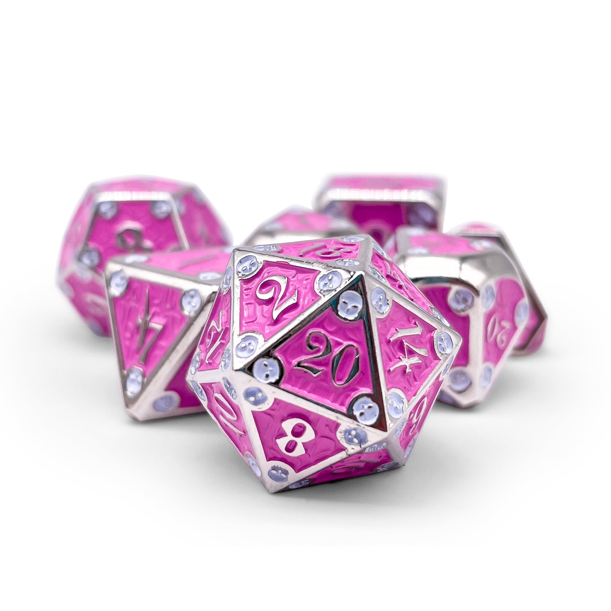 Dungeon Delve - Arcane Trap 7 Piece RPG set Alloy Metal Dice (Online Only)
