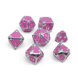 Dungeon Delve - Arcane Trap 7 Piece RPG set Alloy Metal Dice (Online Only)