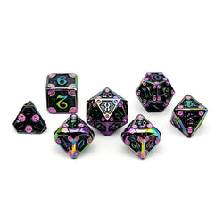 Dungeon Delve - Torture Chamber 7 Piece RPG set Alloy Metal Dice (Online Only)