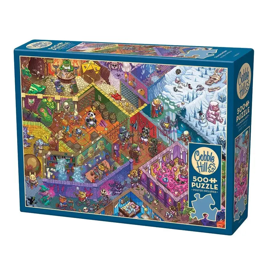 Dungeon Run 500 Piece Jigsaw Puzzle Cobble Hill (ONLINE ORDER ONLY)