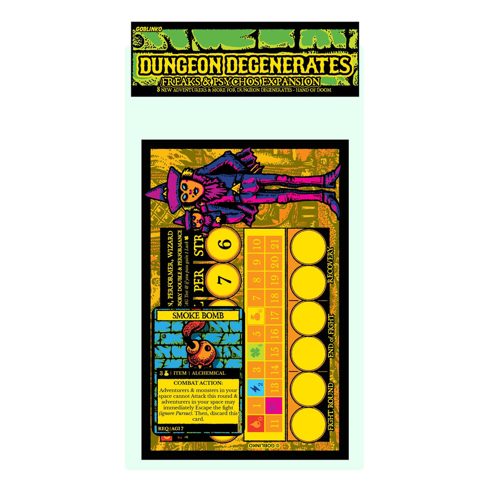 Dungeon Degenerates: Freaks & Psychos Expansion (ONLINE ORDER ONLY)