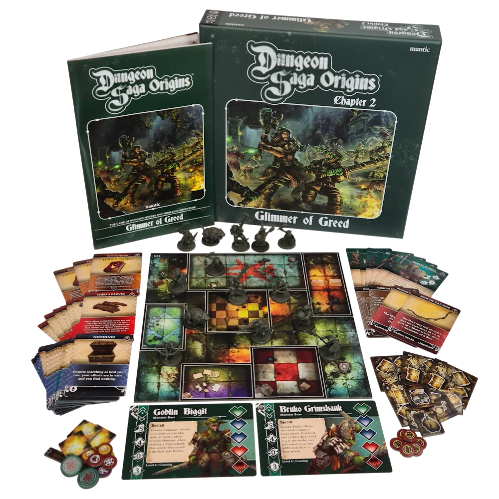 Dungeon Saga Origins: Glimmer of Greed Expansion (ONLINE ORDER ONLY)