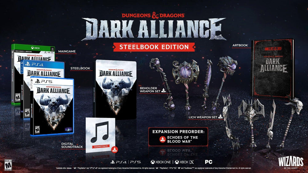 Dungeons & Dragons Dark Alliance Steelbook Edition (Playstation 4) (Online Order Only)