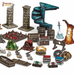 Dungeons & Lasers: Fantasy Customization Bits (ONLINE ORDER ONLY)