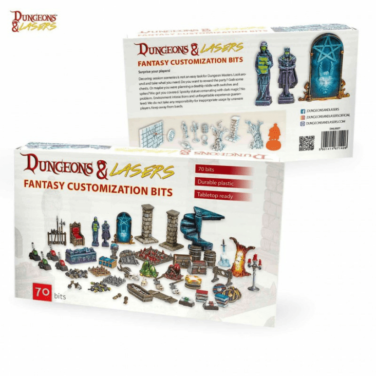 Dungeons & Lasers: Fantasy Customization Bits (ONLINE ORDER ONLY)