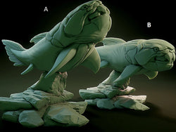 3D Printed Nafarrate Dunkleosteus Lovecraftian Bestiary 28 32 mm D&D (Online Only)