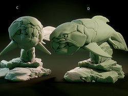 3D Printed Nafarrate Dunkleosteus Lovecraftian Bestiary 28 32 mm D&D (Online Only)