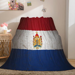 Famous Country National Flag Flannel Fleece Throw Blanket Bedding Sets (Online Order Only)