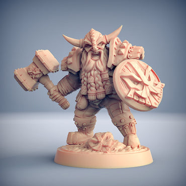 3D Printed Artisan Guild Dwarven Defenders Set (Modular) Dwarven Defenders Set 28mm 32mm (Online Only)