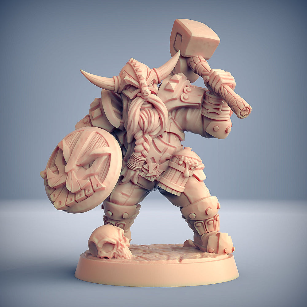 3D Printed Artisan Guild Dwarven Defenders Set (Modular) Dwarven Defenders Set 28mm 32mm (Online Only)