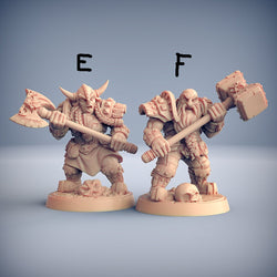 3D Printed Artisan Guild Dwarven Defenders Set (Modular) Dwarven Defenders Set 28mm 32mm (Online Only)