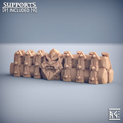 3D Printed Artisan Guild Dwarven Emplacement Dwarven Oathbreakers 28mm 32mm (Online Only)