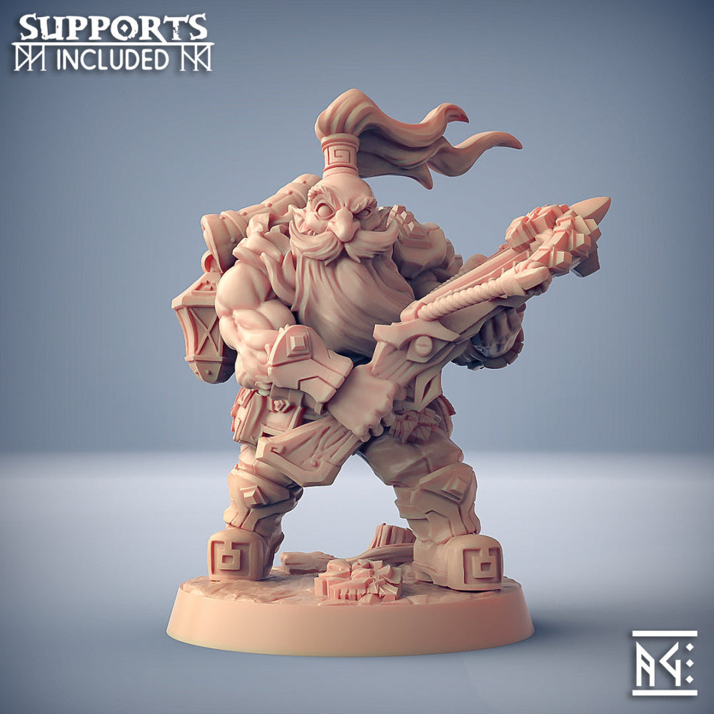 3D Printed Artisan Guild Dwarven Oathbreaker Dwarven Oathbreakers 28mm 32mm (Online Only)