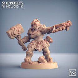 3D Printed Artisan Guild Dwarven Oathbreaker Dwarven Oathbreakers 28mm 32mm (Online Only)