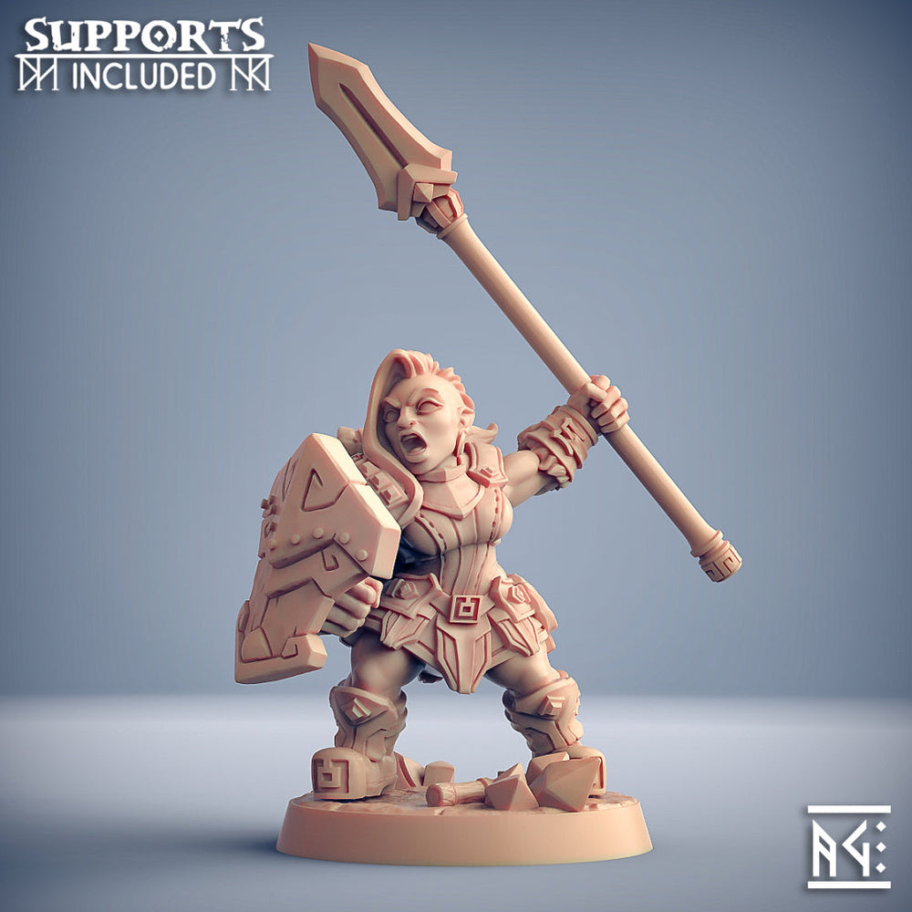 3D Printed Artisan Guild Dwarven Oathbreaker Dwarven Oathbreakers 28mm 32mm (Online Only)