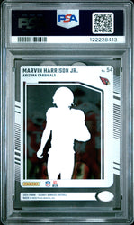 Graded 2024 Panini Clearly Donruss Marvin Harrison Jr #54 Rookie RC Football Card PSA 8 Near Mint (ONLINE ORDER ONLY)