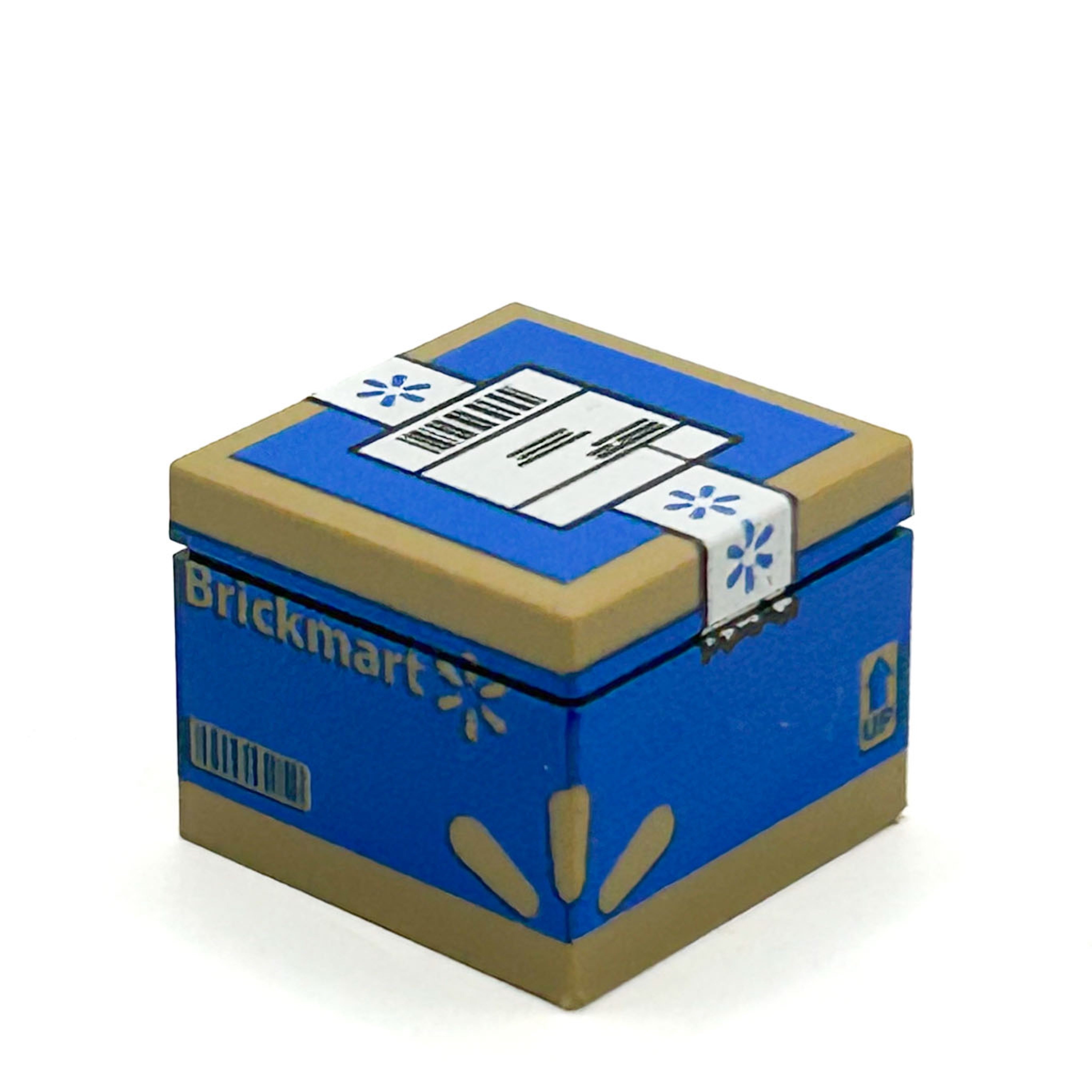 BrickMart Package / Shipping Box - Custom Printed made using LEGO parts (Online Order Only)