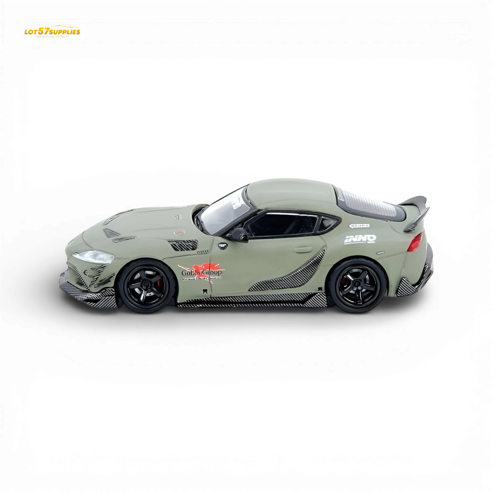 (Pre-Order) INNO64 Toyota Supra A90 Darwin Pro - Matt Green 1:64 (ONLINE ORDER ONLY)