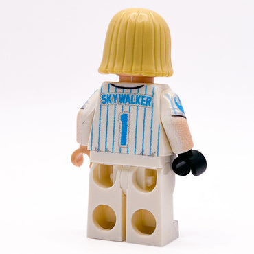 B3 Customs® May 4th Exclusive Baseball Luke Skywalker Minifig made using LEGO parts (Online Order Only)