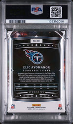 2025 Panini Origins Holo Green Elic Ayomanor #108 1/5 Rookie RC Football Card PSA 8 NM-MT (ONLINE ORDER ONLY)