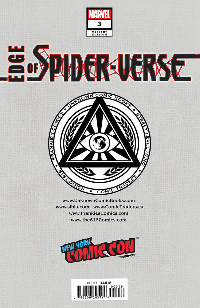 Edge Of Spider-Verse #3 Unknown Comics Tyler Kirkham Exclusive Nycc 2022 Silver Var (11/02/2022) (ONLINE ORDER ONLY)