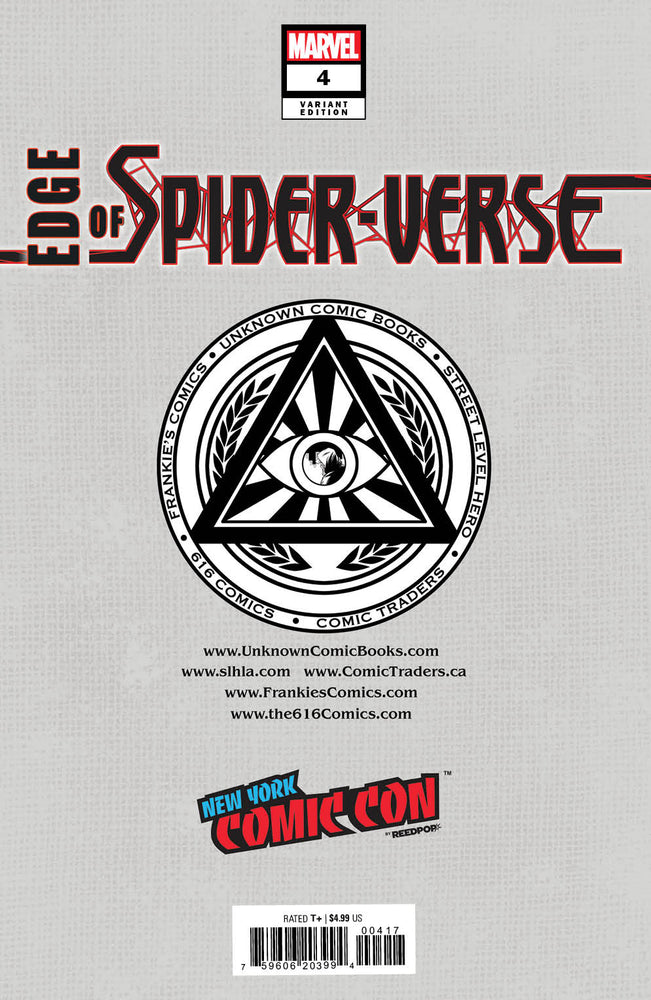 Edge Of Spider-Verse #4 Unknown Comics Tyler Kirkham Exclusive Nycc 2022 Silver Var (11/02/2022) (ONLINE ORDER ONLY)
