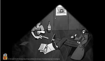 EGGGMT012 Fallout Agency Noir Playmat Nested Egg (ONLINE ORDER ONLY)