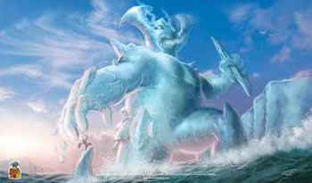 EGGGMT023 Frost Giant Playmat Nested Egg (ONLINE ORDER ONLY)