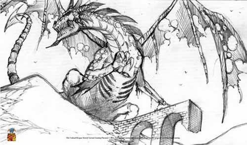 EGGGMT025 Undead Dragon Sketch Variant Playmat Nested Egg (ONLINE ORDER ONLY)