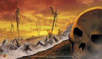 EGGGMT029 Fields of War and Famine Playmat Nested Egg (ONLINE ORDER ONLY)