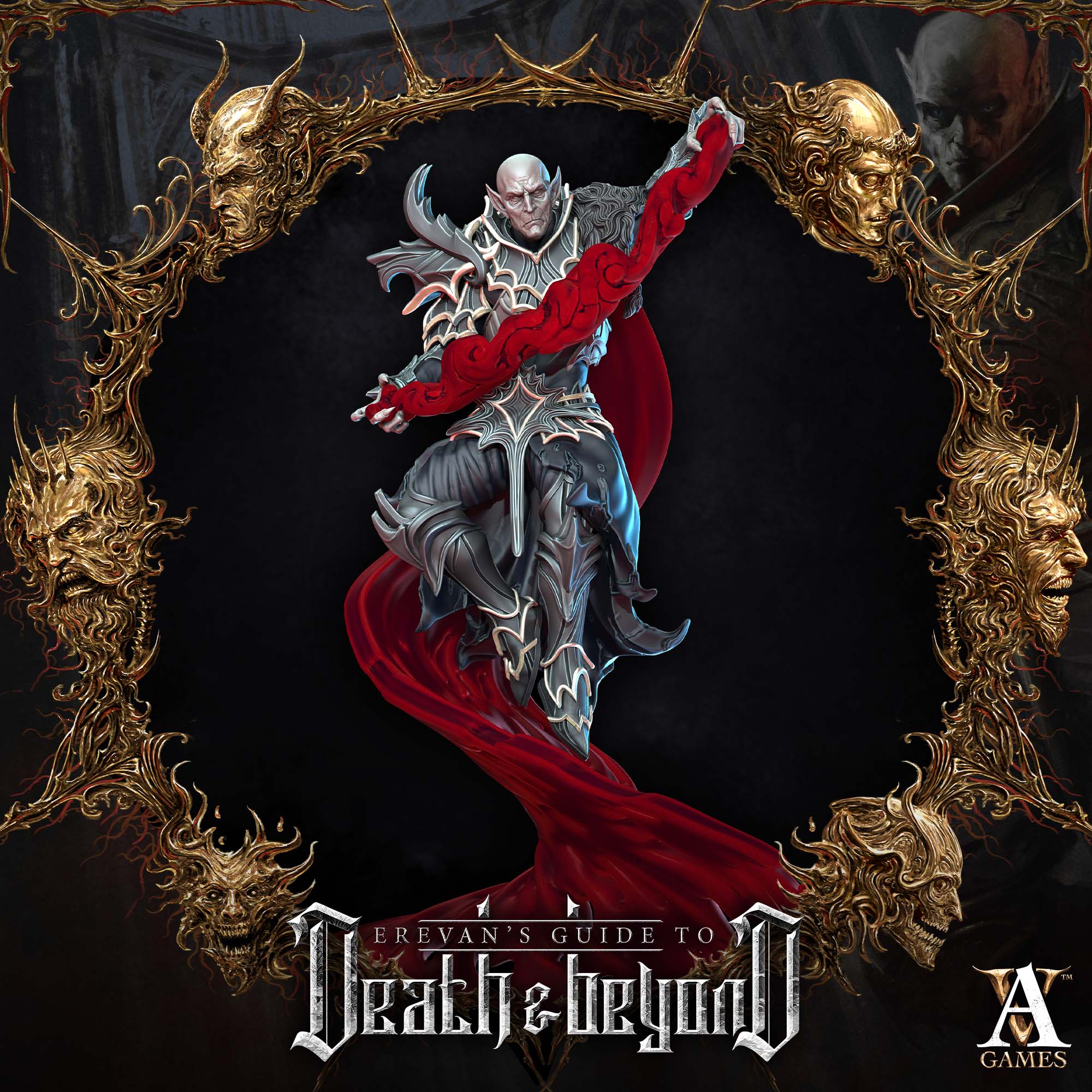 3D Printed Archvillain Games Blood Warlock 28 32mm D&D (Online Only)