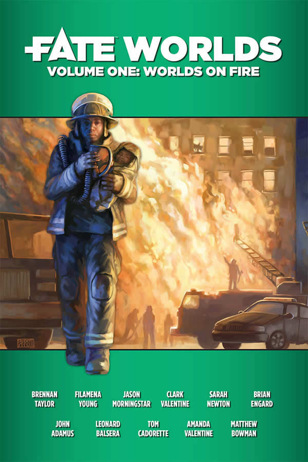 EHP0003 Fate Worlds Volume 1 Worlds on Fire Role Playing Game Evil Hat (ONLINE ORDER ONLY)
