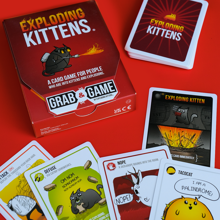 Exploding Kittens Original: Grab & Game Edition (ONLINE ORDER ONLY)