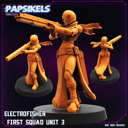 3D Printed Papsikels Electrofisher First Squad Set May 2024 Cyberpunk 28mm 32mm (Online Only)