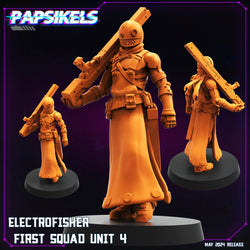 3D Printed Papsikels Electrofisher First Squad Set May 2024 Cyberpunk 28mm 32mm (Online Only)
