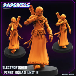 3D Printed Papsikels Electrofisher First Squad Set May 2024 Cyberpunk 28mm 32mm (Online Only)