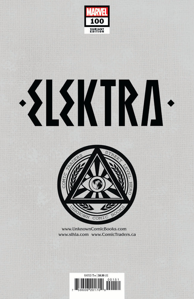 Elektra 100 Unknown Comics R1C0 Exclusive Var (04/13/2022) (Online Order Only)
