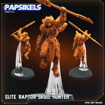 3D Printed Papsikels Elite Raptor Skull Hunter Democracy Troopers SciFi Set 28mm 32mm (Online Only)