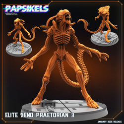 3D Printed Papsikels Elite Xeno Praetorians Set January 2025 - Scifi 28mm 32mm (Online Only)